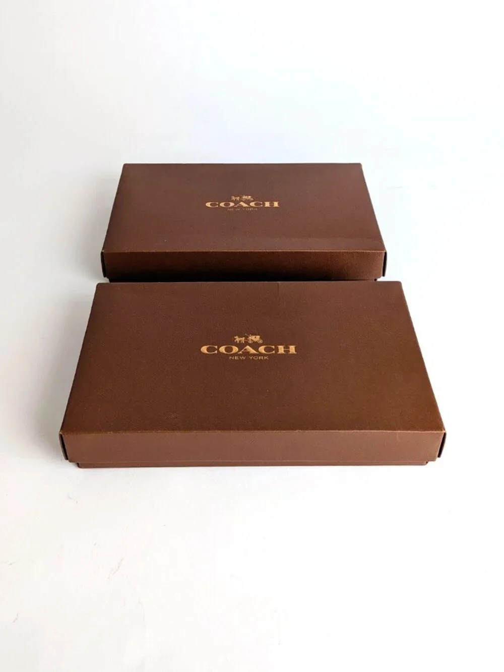 Set of 2 Coach Classic Brown Gift Boxes